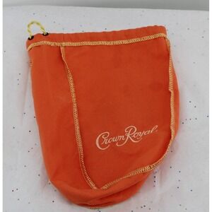 CROWN ROYAL‎ PEACH LIMITED EDITION 750 ML  BAG 9" WITH DRAW STRING -  NEW